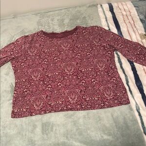 Floral Patterned Women's Top size XL vintage